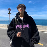 Men Hoodie Cardigan Zipper Sweater Men's Autumn Hooded Coat