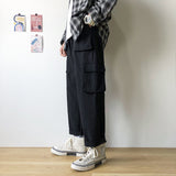 Men Sweatpants Men's Fashion Brand Casual Pants Ninth Hong Kong Style Loose