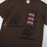 Travis Scott T-Shirt TRAVIS SCOTT Short Sleeve Summer KAWS Hip Hop T-Shirt