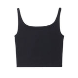 Women T-shirt Printed Vest Summer Slim Fit Camisole Short Sleeve