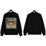 Palm Angle Sweatshirt Palm Angels Color Logo Printing Long Sleeve Crew Neck Sweater Men and Women