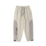 Unisex Pants Autumn Embroidery Velcro Trousers