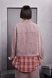 Unisex Jacket Autumn Slimming Denim Short Coat