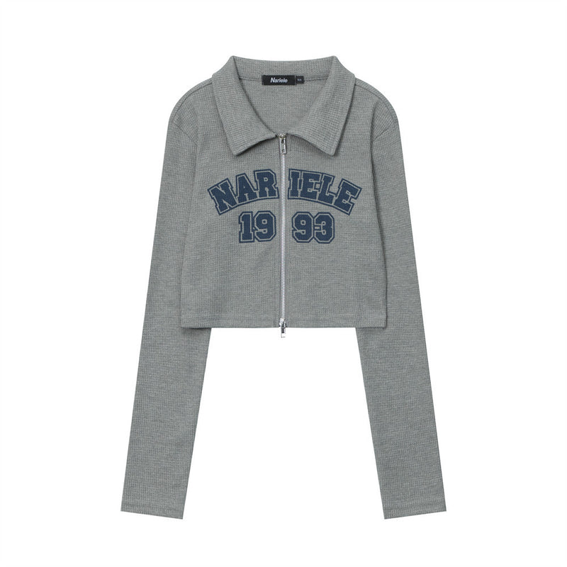 Women Long Sleeve T-Shirt Printed Long Sleeve T-shirt Street Casual Women's Autumn Short Top