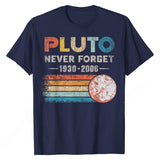 Pluto Never Forget Vintage Funny Lover Gift T-Shirt