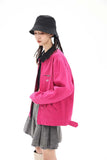 Unisex Jacket Fall Color-Blocking Zip Jacket Women's