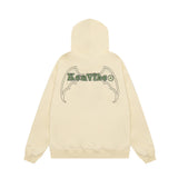 Men Hoodie Embroidered Hoodie Men's Spring and Autumn Loose Pullover Top