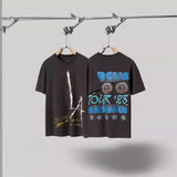 Mens T-shirts Travis Scott Cactus Jack x Utopia Tour Utopia Short Sleeve T-Shirt