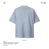 American vintage street T-shirt pure cotton retro men's and women's summer loose