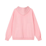 Men Hoodie Butterfly Paste Cloth Embroidery Hooded Cardigan Sweater