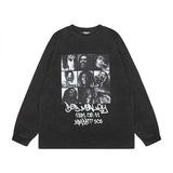 Men Long Sleeve Shirt Vintage Long Sleeve T-shirt Long Sleeve