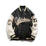 Varsity Jacket Vintage Autumn Baseball Uniform Embroidered Casual Jacket