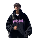 Men Hoodie Cardigan Zipper Sweater Men's Autumn Hooded Coat