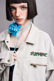 Unisex Jacket Autumn Deerskin Embroidered Jacket Coat Women's Clothing