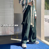 Men Sweatpants Corduroy Men's Pants Casual Trousers Loose Straight