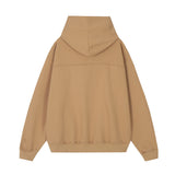 Men Hoodie Turtleneck Hooded Sweatshirt Mechanical Style Loose Zip Leisure Pullover Hoodie Coat