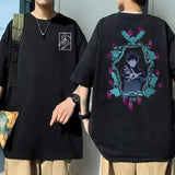 Summer Loose Harajuku Cotton Short Sleeve Japanese Anime