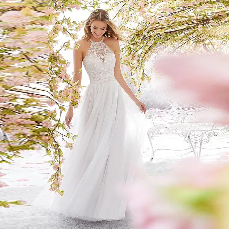 Slutty Wedding Dress Slim Fit Long Dress