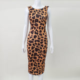 Women Desses Dress Sleeveless Vest Midi Dress