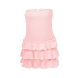 Women Dresses Spring Sexy Ruffles Cake Dress