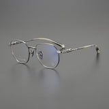 CHH Chrome Hearts Glasses Ultra Light Pure Titanium Small Frame Vintage Glasses Frame