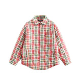 Unisex Jacket Winter Vintage Plaid Cotton Jacket