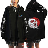 Anime Attack On Titan Men Women Zip Hoodies Yeager Eren