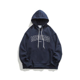 Unisex Hoodie University Style Embroidered Hoodie Loose Casual Top