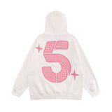 Men Hoodie Number 5 XINGX Printed Hoodie