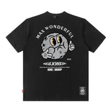 Men T Shirt West Coast Cartoon Printed Short Sleeve T-shirt Men and Women Loose Casual