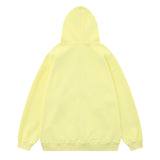 Men Hoodie Two-Way Zipper Woven Five-Pointed Star Cardigan Sweater