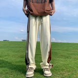 Men Sweatpants Casual Pants Men's Summer Versatile Loose Straight Wide Leg