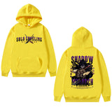 Harajuku Anime Solo Leveling Sung Jin Woo  Print Hoodie