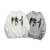 Unisex Sweatshirt Neutral Women's Clothing round Neck