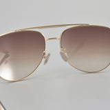 Chrome Hearts Sunglasses Simple Light Titanium Double Beam Retro Sunglasses