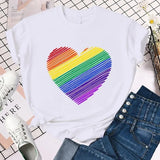 Women's Independence Day T Shirt round Neck Short Sleeve T-shirt