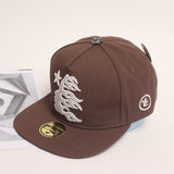 HS Hat Flat brim Embroidery Casual Versatile Trend