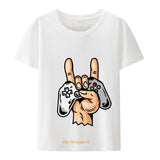 rock hiphop holding game controller is so exciting