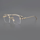 CHH Chrome Hearts Glasses Vintage Polygon Large Face Glasses Frame