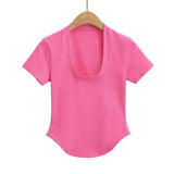 Women T-Shirt Summer Short-Sleeved Shirt Short T-shirt