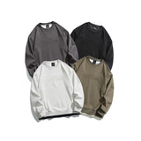 Unisex Hoodie Vintage University Style Printed Loose round Neck Sweater