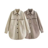 Women T-Shirt Autumn and Winter Women's Fashion Loose Shirt