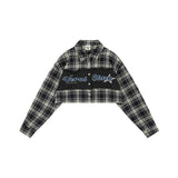 Women's Long Sleeve Shirt Short Long Sleeve Shirt for Spring and Autumn