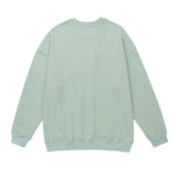 Men Hoodie Flocking Embroidered Letter Long Sleeve Sweater