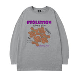 Men Long Sleeve Shirt Hiphop Sweater Men's Hip Hop Long Sleeve T-shirt