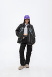 Unisex Jacket Autumn High Street Embroidery Denim Coat Women's Clothing