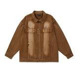 Men Denim Jacket Men Loose All-Matching Jacket