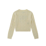 Women Sweater Short Knitwear for Women Autumn Crew Neck