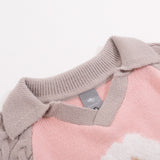 Women Sweater Women's Fall Color-Blocking Long Sleeve Sweater