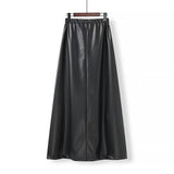 Women Skirt Women's Autumn and Winter Commuter Leather Skirt